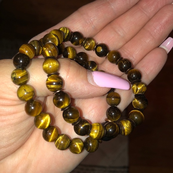 • Good luck • Tiger Eye w/ Shungite + copper - Picture 2 of 8